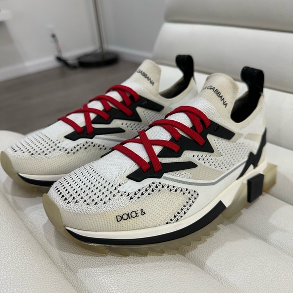 Dolce & Gabbana Sneakers with Red Accents